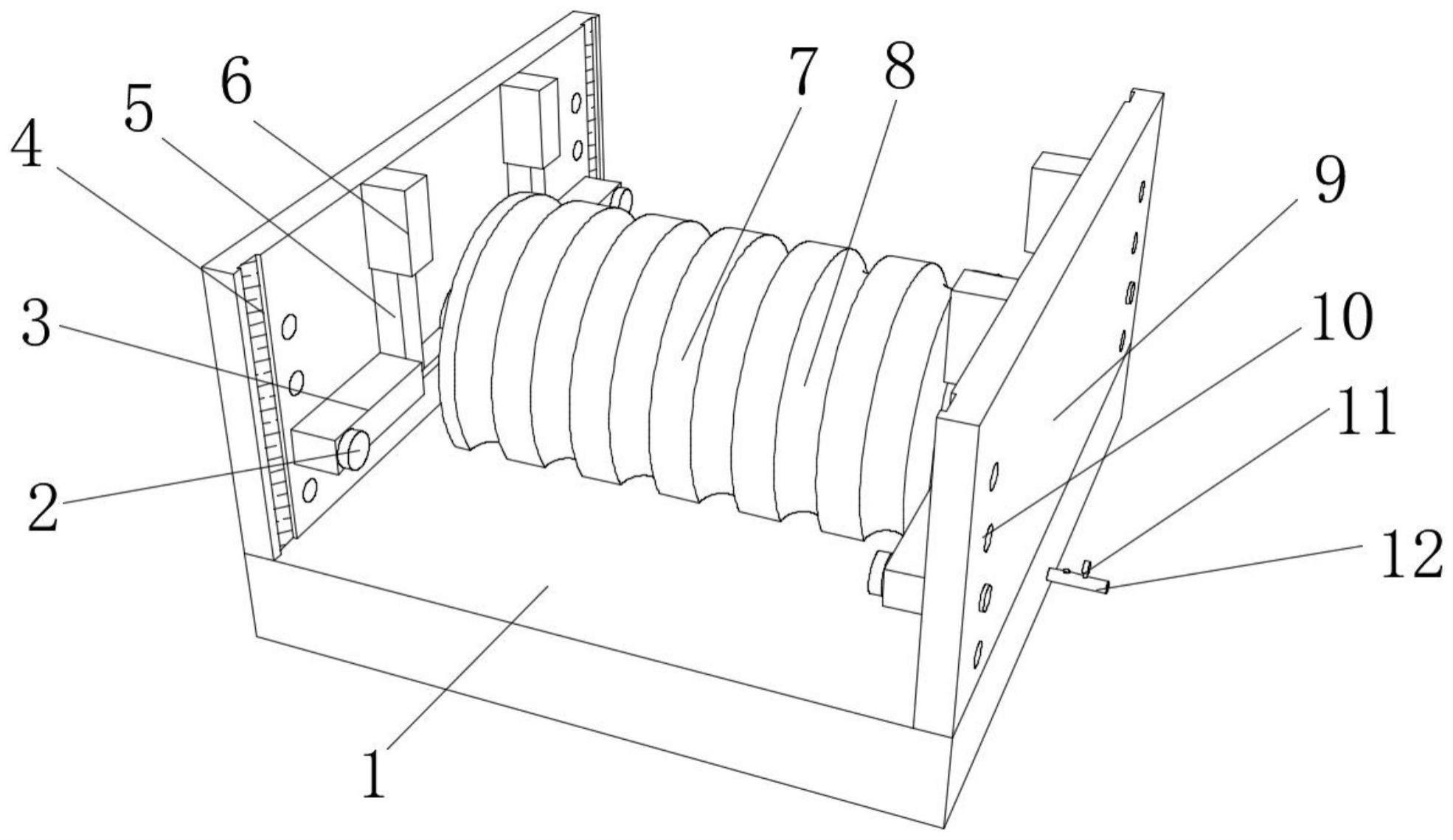 一种电梯曳引轮绳槽磨损度检测装置的制作方法