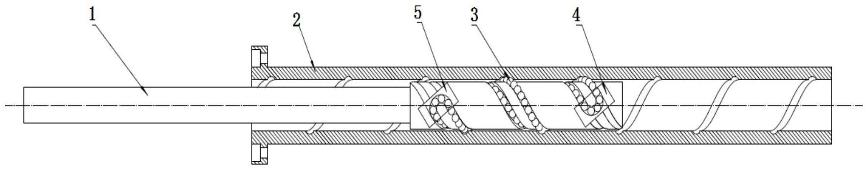 一种回珠器安装在丝杠上的大导程滚珠丝杠副的制作方法