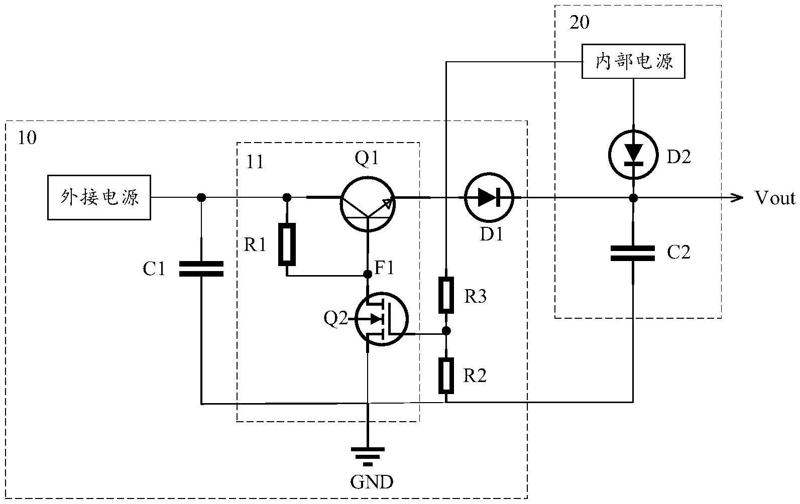 一种外接电源切换电路的制作方法