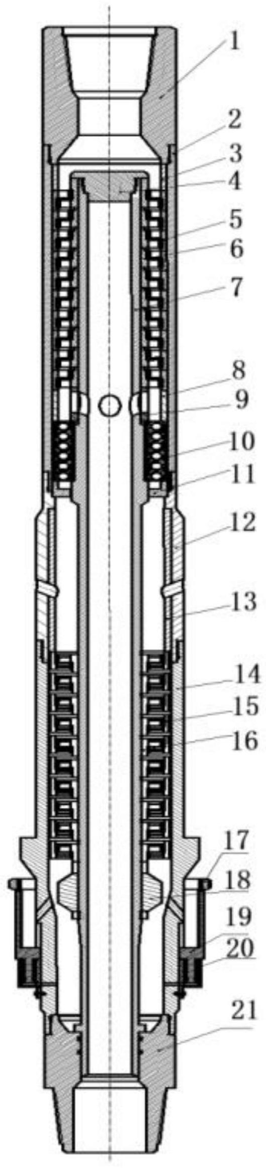 一种具有双涡轮结构的环空式降压工具的制作方法