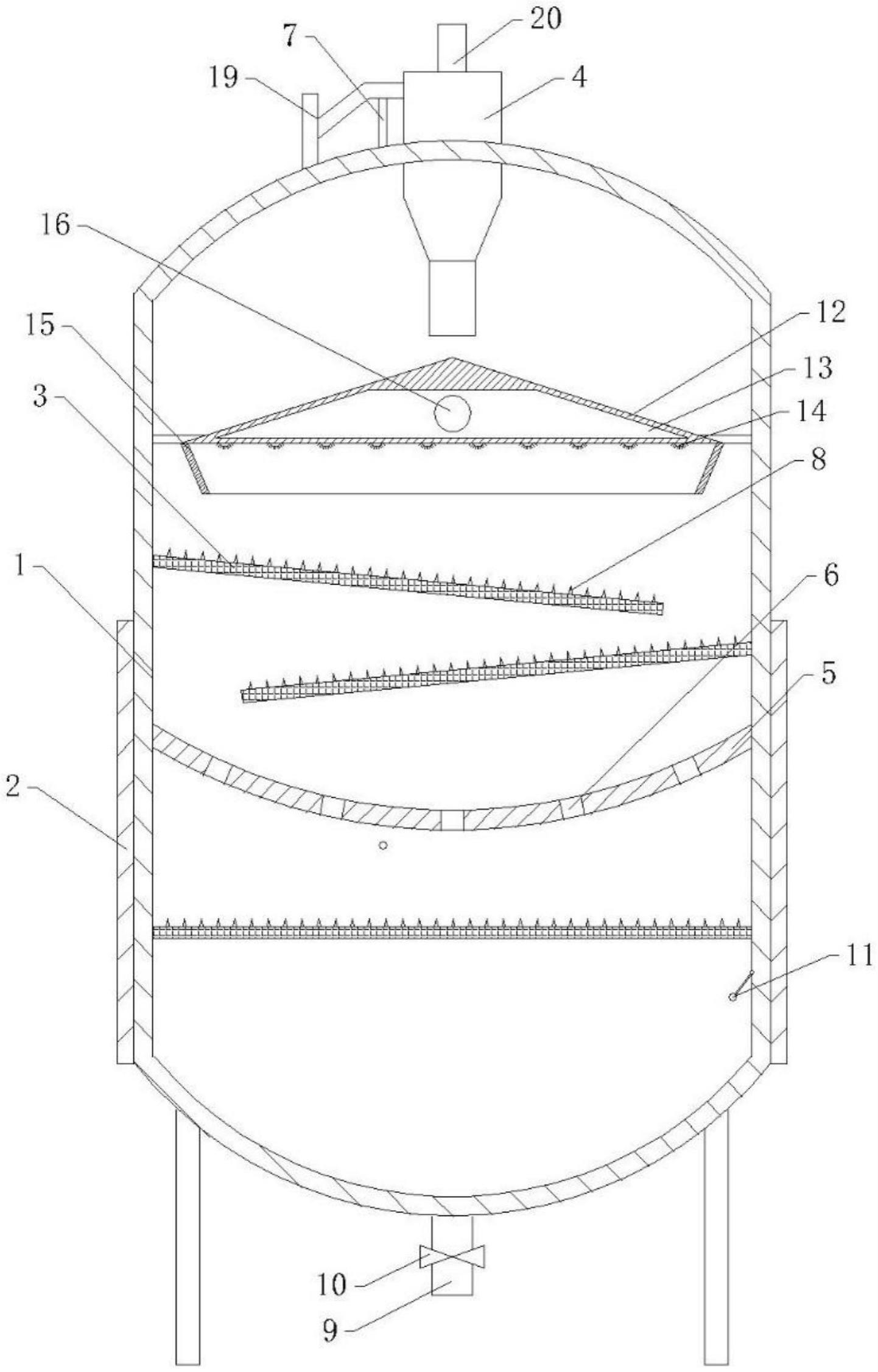 一种石油化工产品油气分离器的制作方法