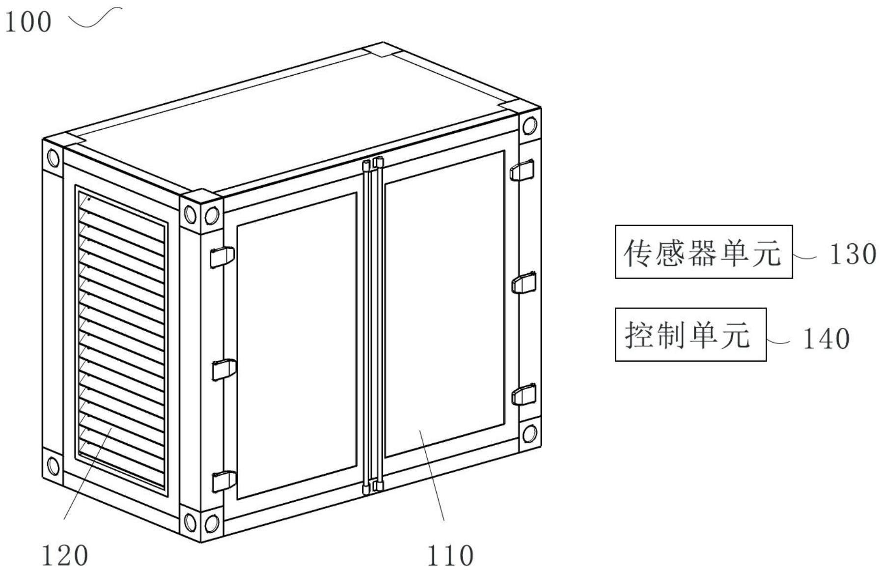 一种百叶可调节的储能集装箱及系统的制作方法