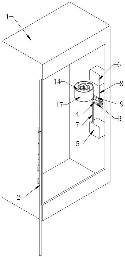 一种防误操作的开关柜柜门联锁装置的制作方法