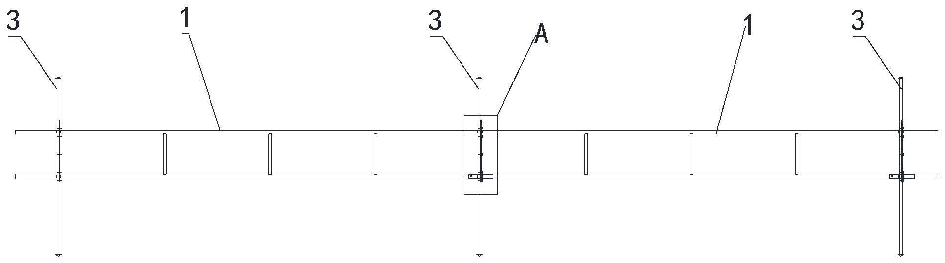 一种分段可拆式舞台灯杆及拼装式舞台灯杆的制作方法