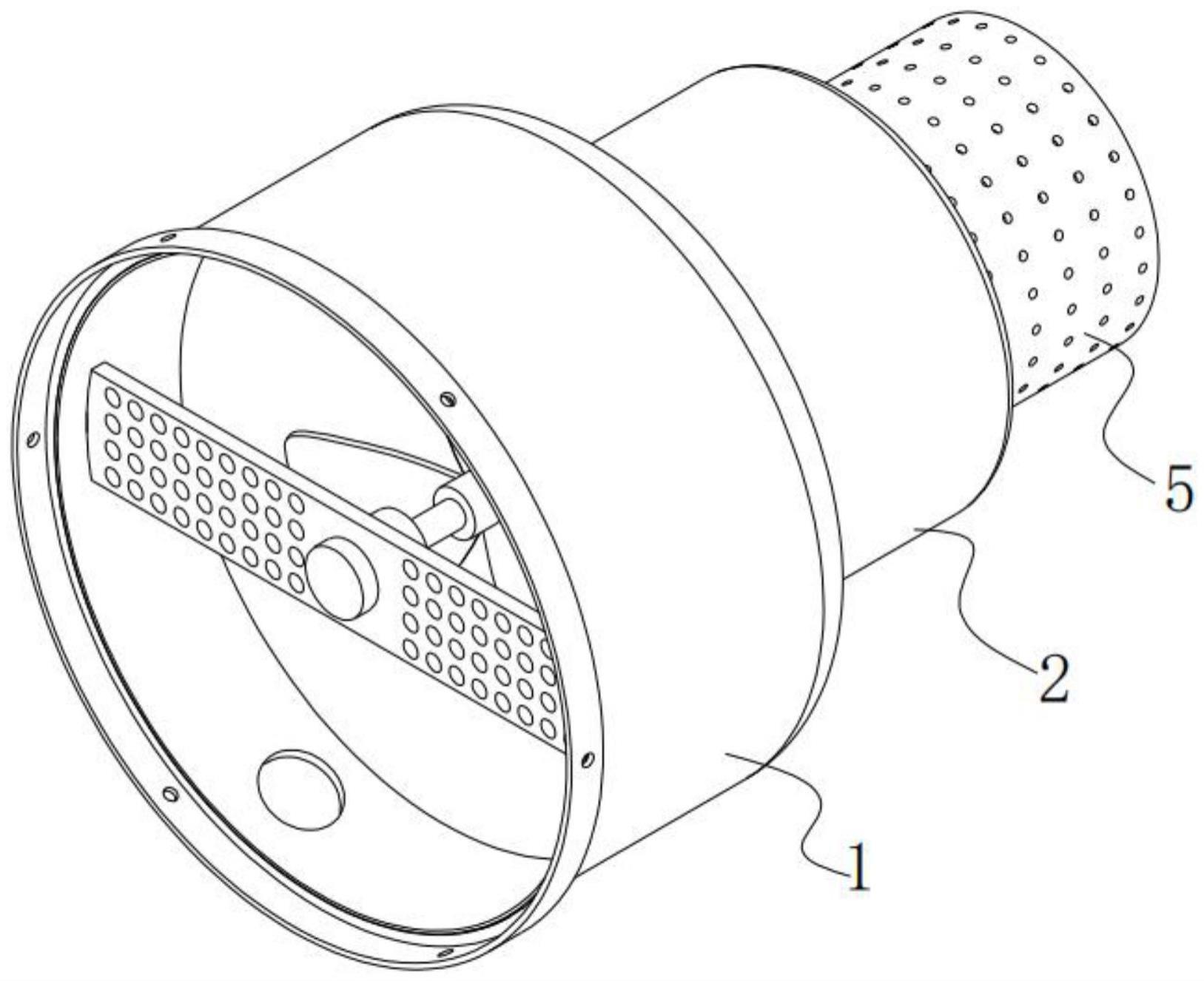 一种低噪音大风量变频电机二阶冷却风罩的制作方法