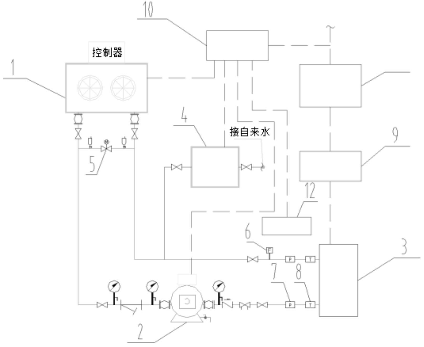 一种新型液冷模拟负载校准测试平台及测试方法与流程