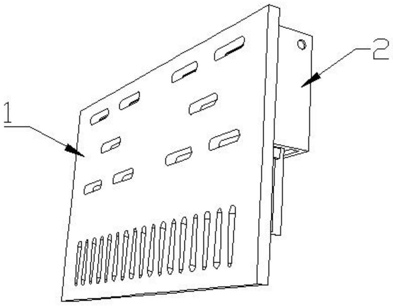 一种易安装的冰箱用不锈钢导风装置的制作方法