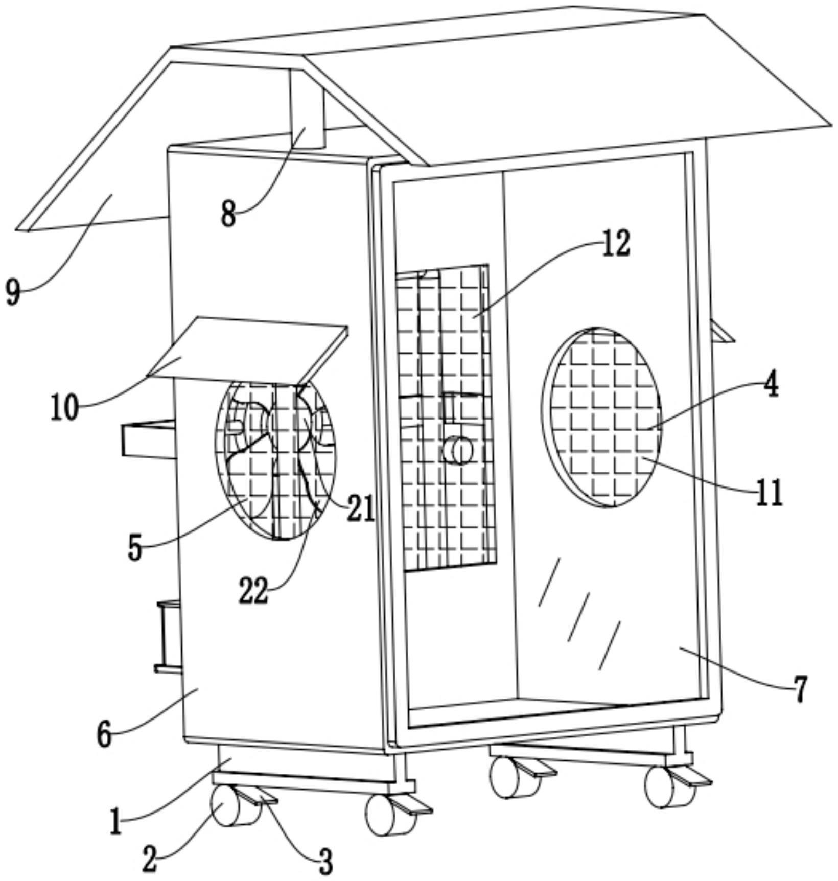 一种防水散热电容柜的制作方法