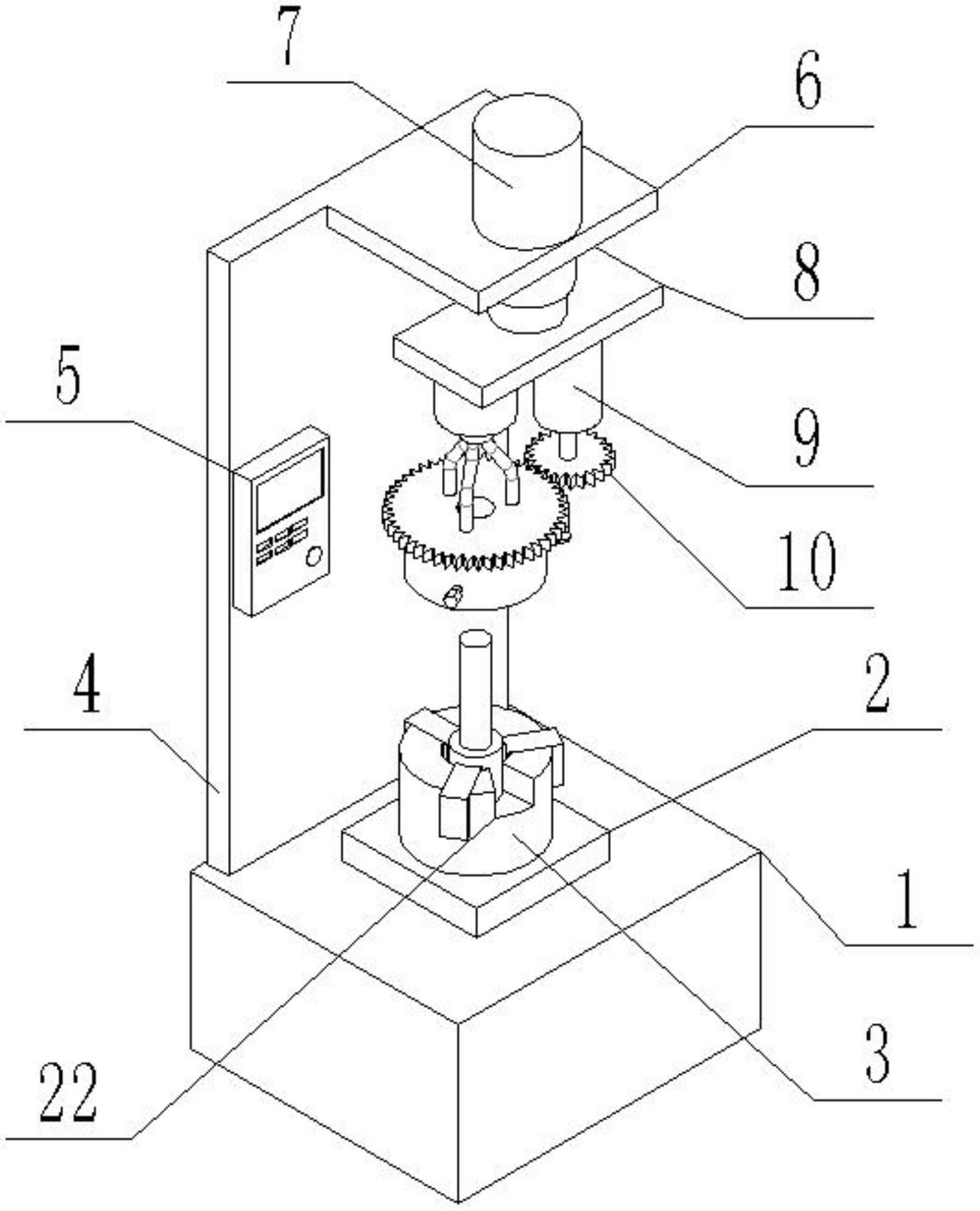 一种用于针压杆外螺纹套丝设备的制作方法