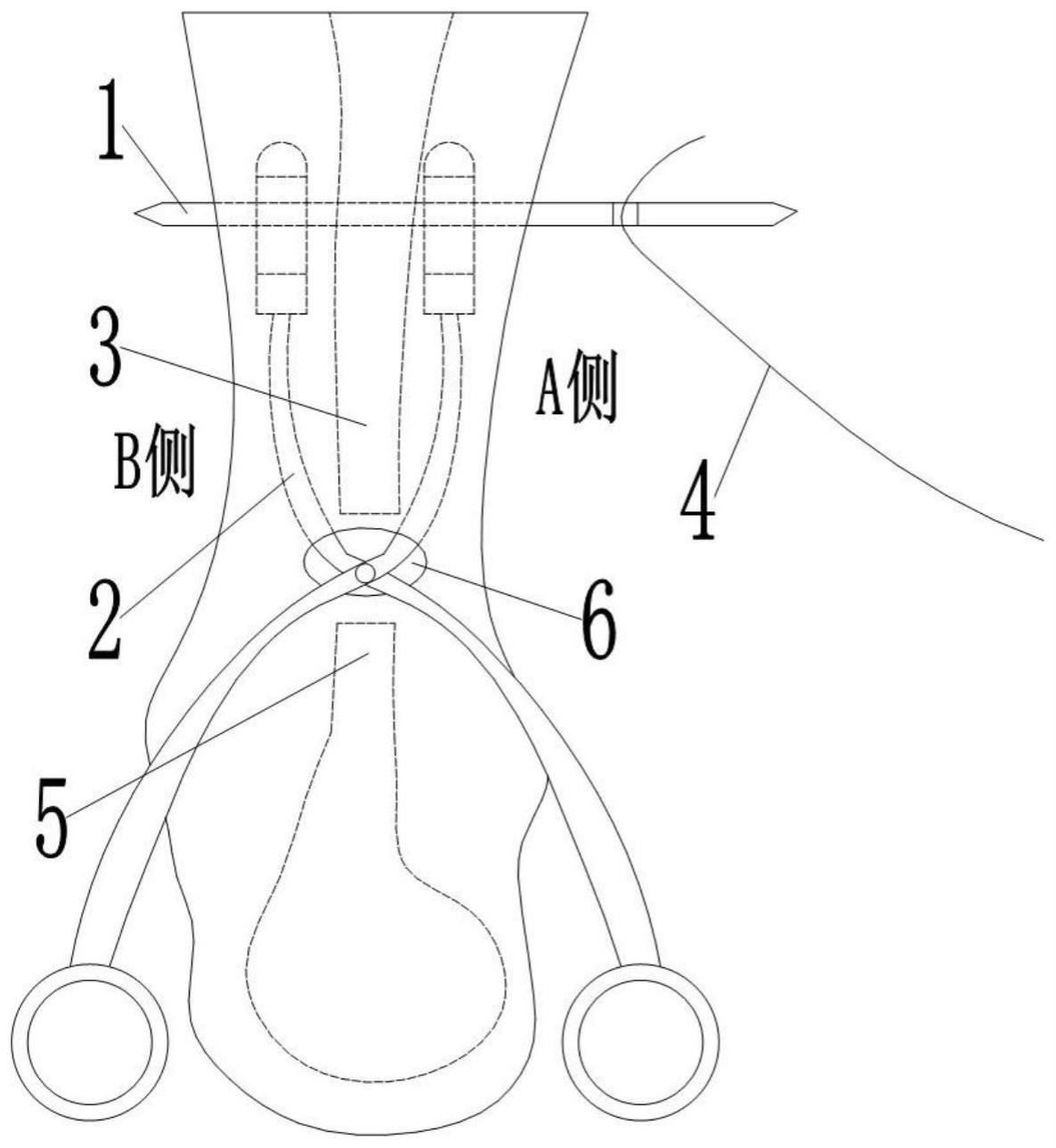 一种用于微创缝合急性跟腱断裂的缝合器械及其使用方法与流程