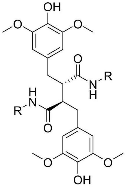 一种二苄基丁烷型木脂素类似物及其应用