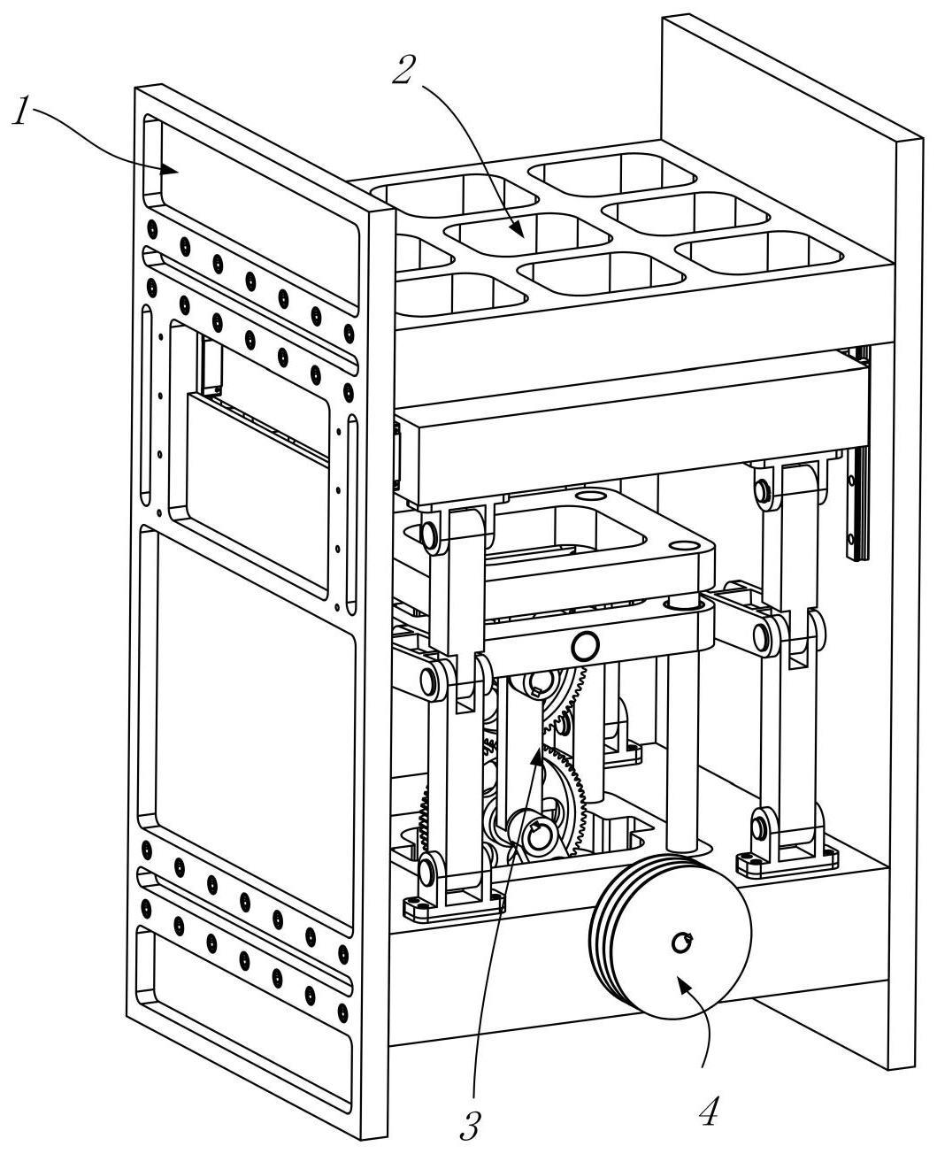 一种烫金模切机用自动校准平压平多色烫金工位模组