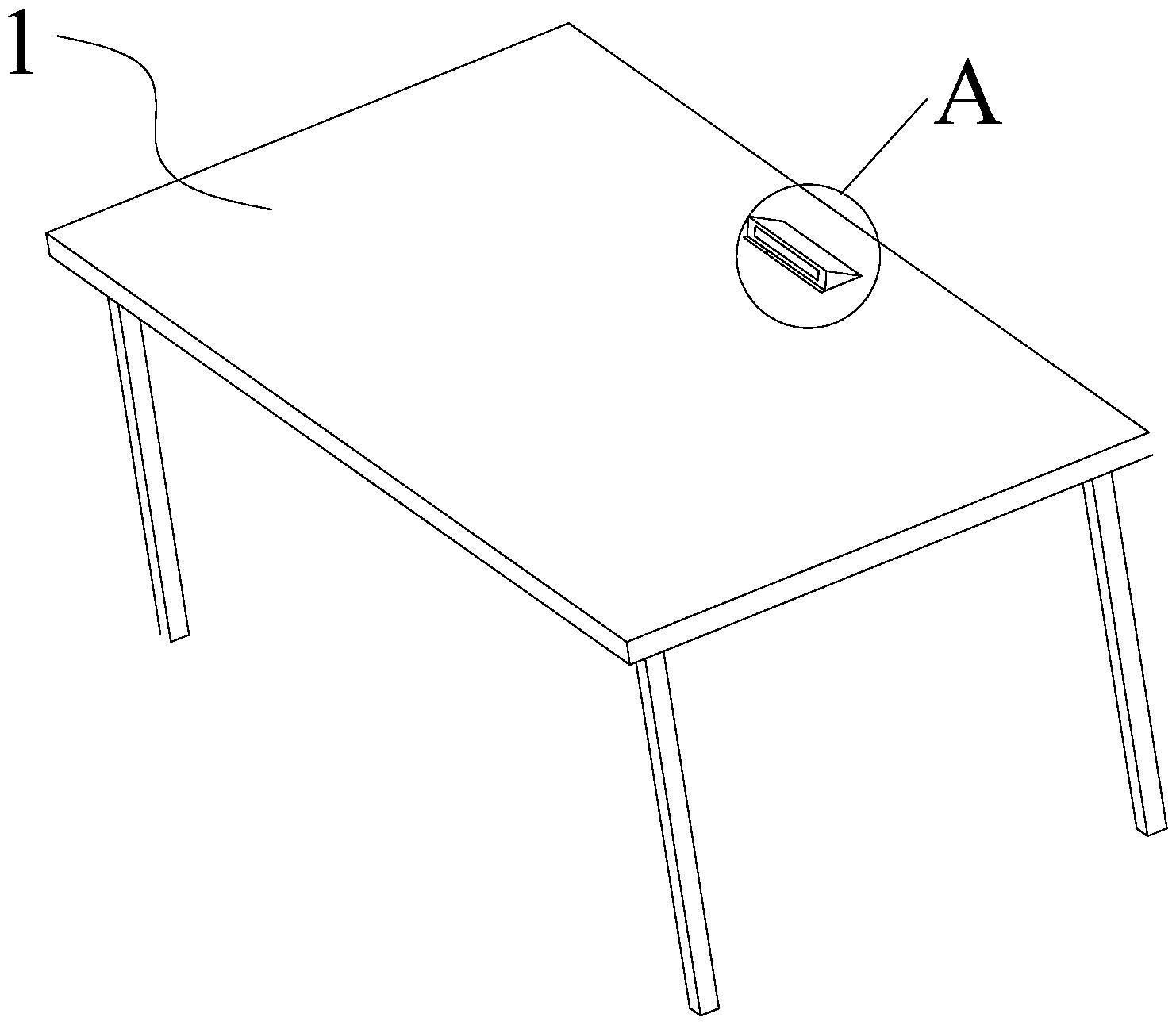 一种具有近视防控功能的桌子的制作方法