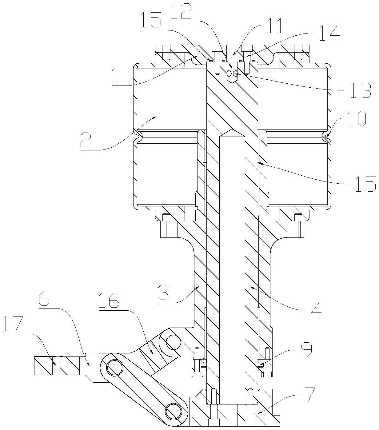 具有缓冲作用的工件压紧装置的制作方法