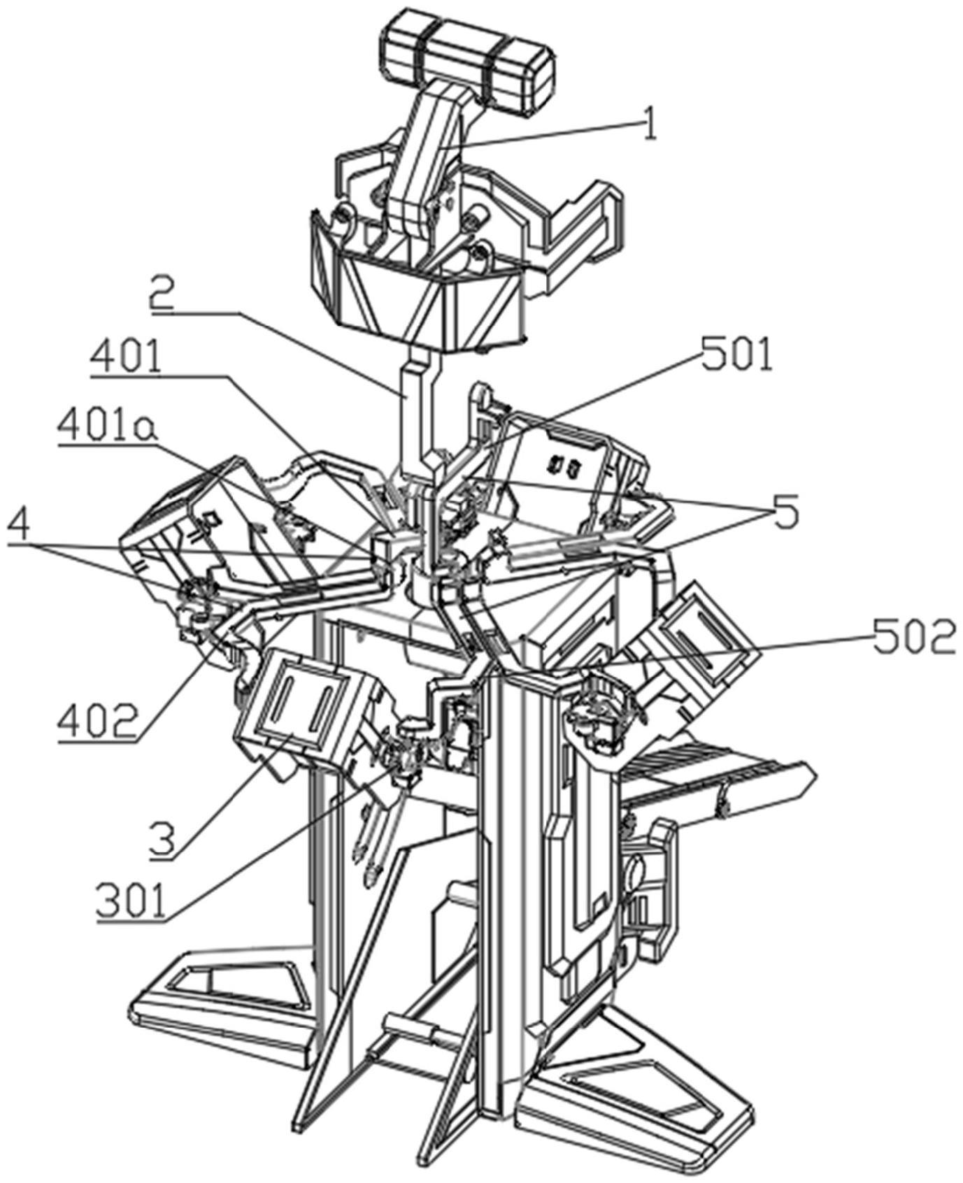 可变形玩具小车发射器的制作方法