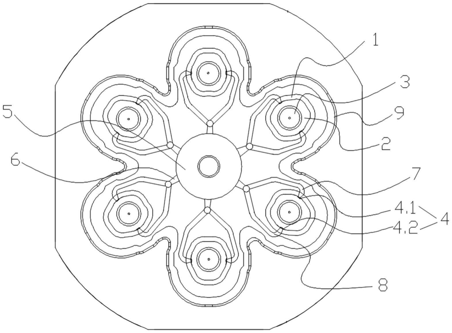 医用长管注塑成型结构及注塑模具的制作方法