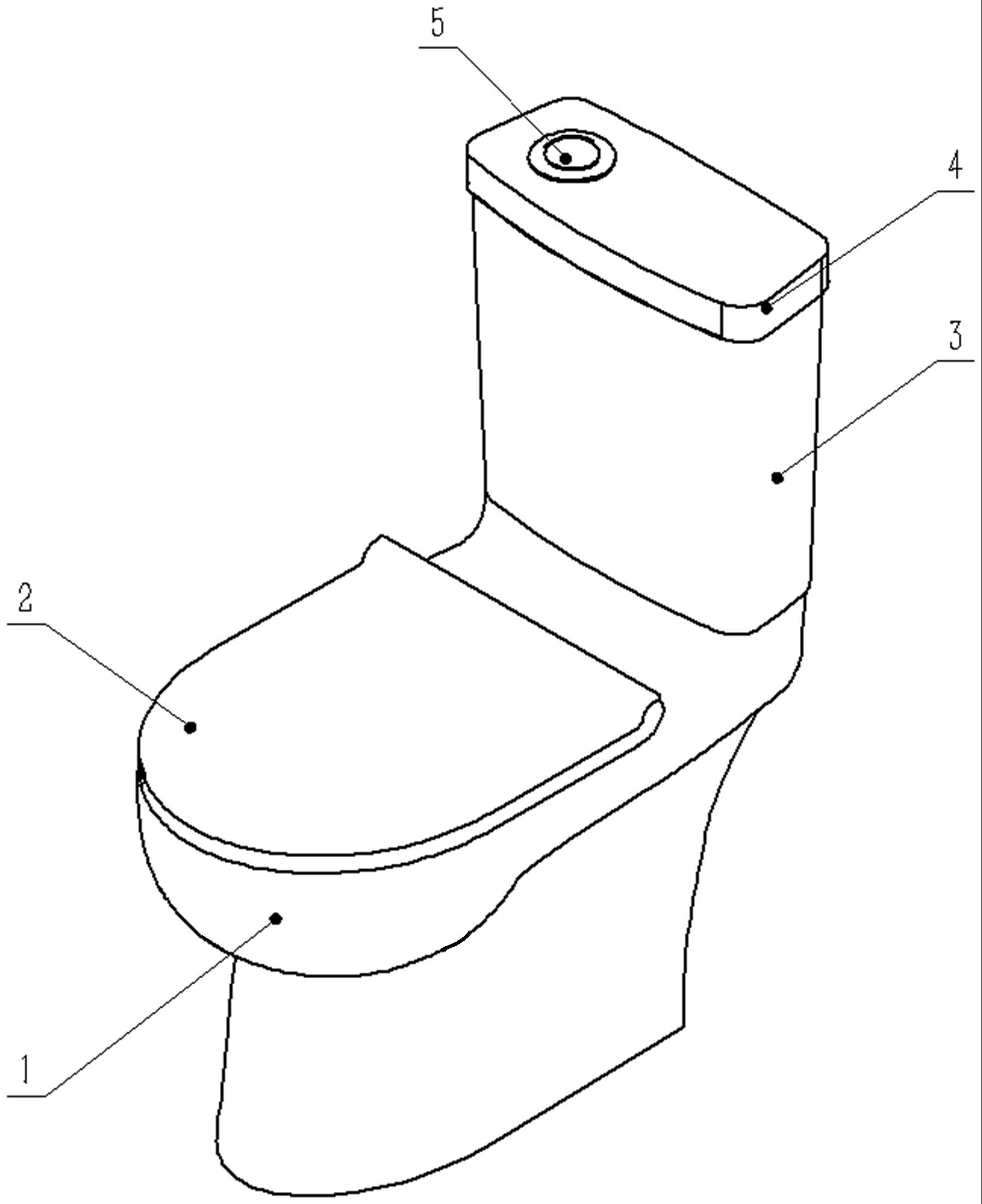 水旱两用防冻陶瓷坐便器的制作方法