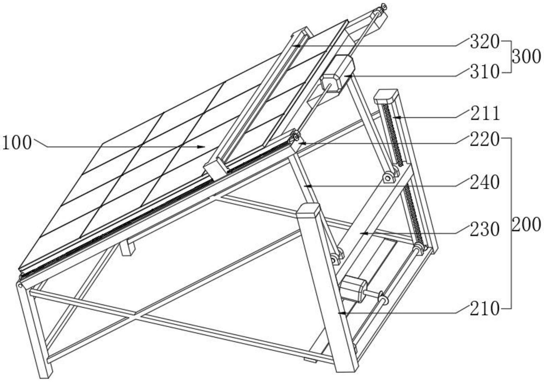 一种太阳能板的支撑固定装置的制作方法