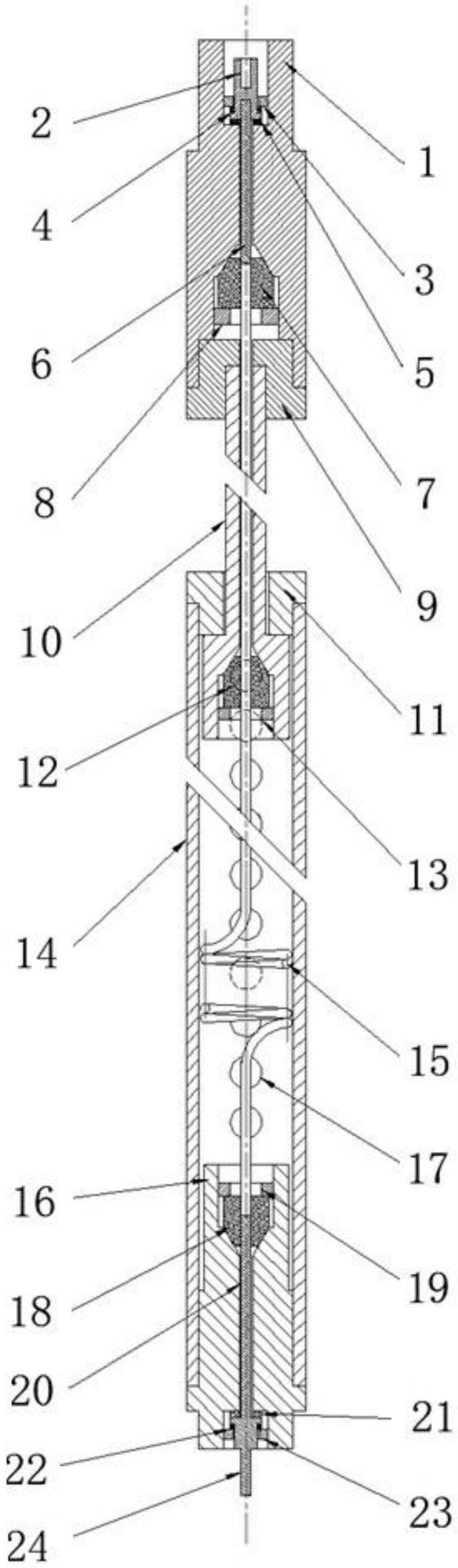 一种机械式单芯测井电缆震击器的制作方法