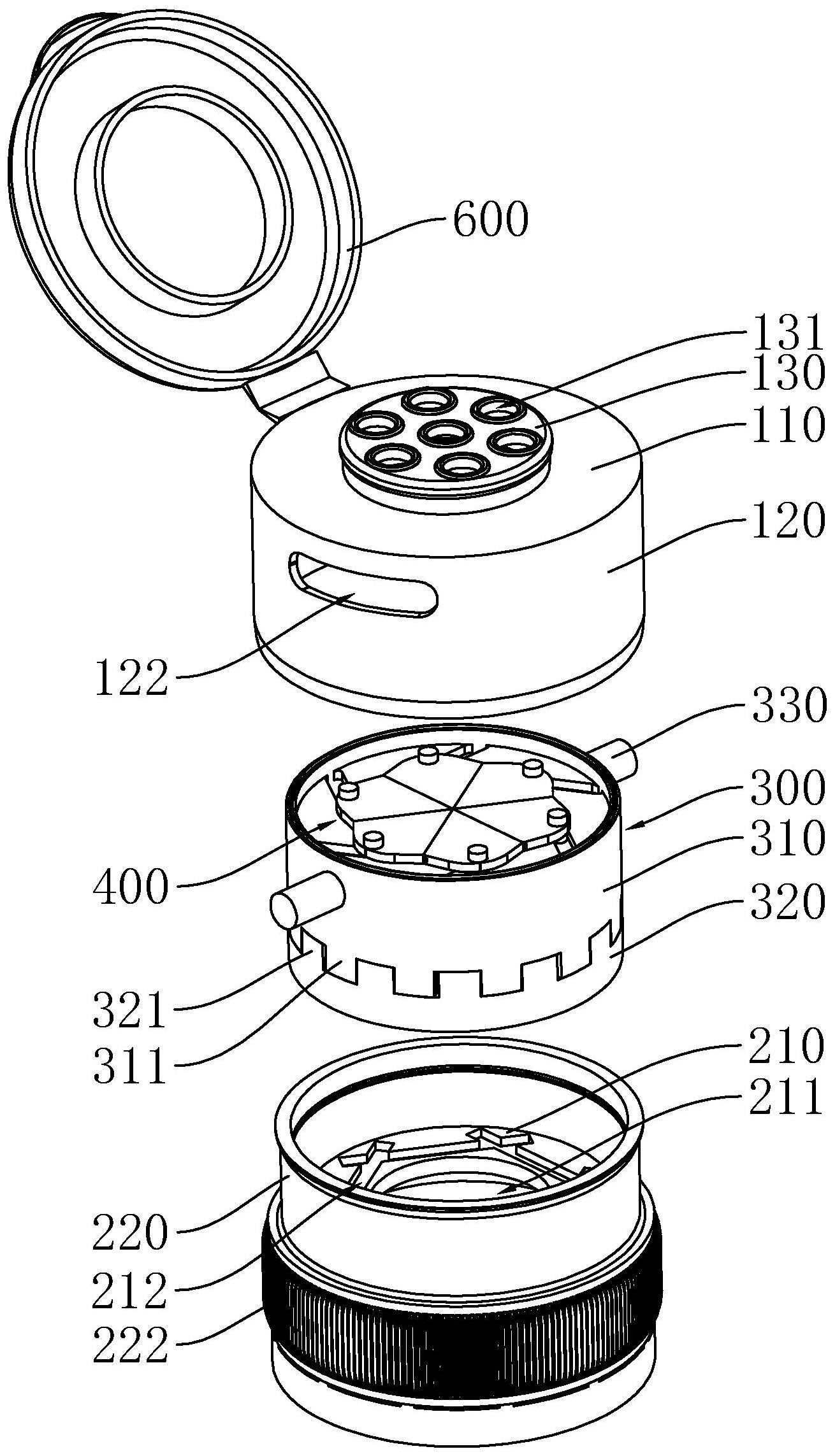 定量盖以及容器的制作方法