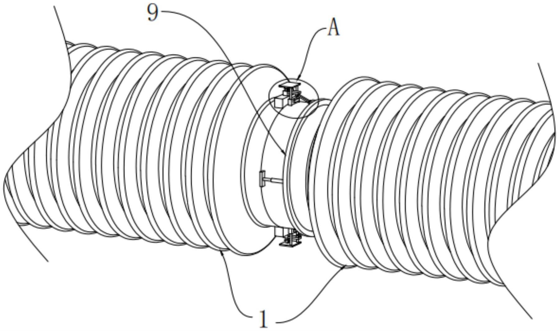 一种埋地式电力电缆保护波纹管的制作方法