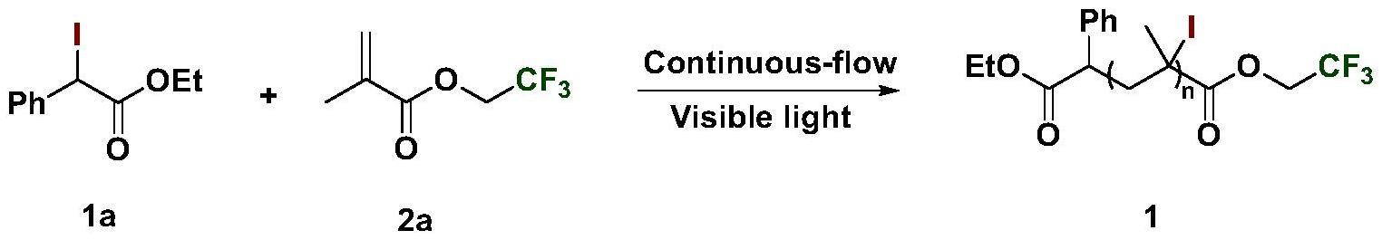 一种无光敏剂催化的含氟聚合物的连续化制备方法与流程