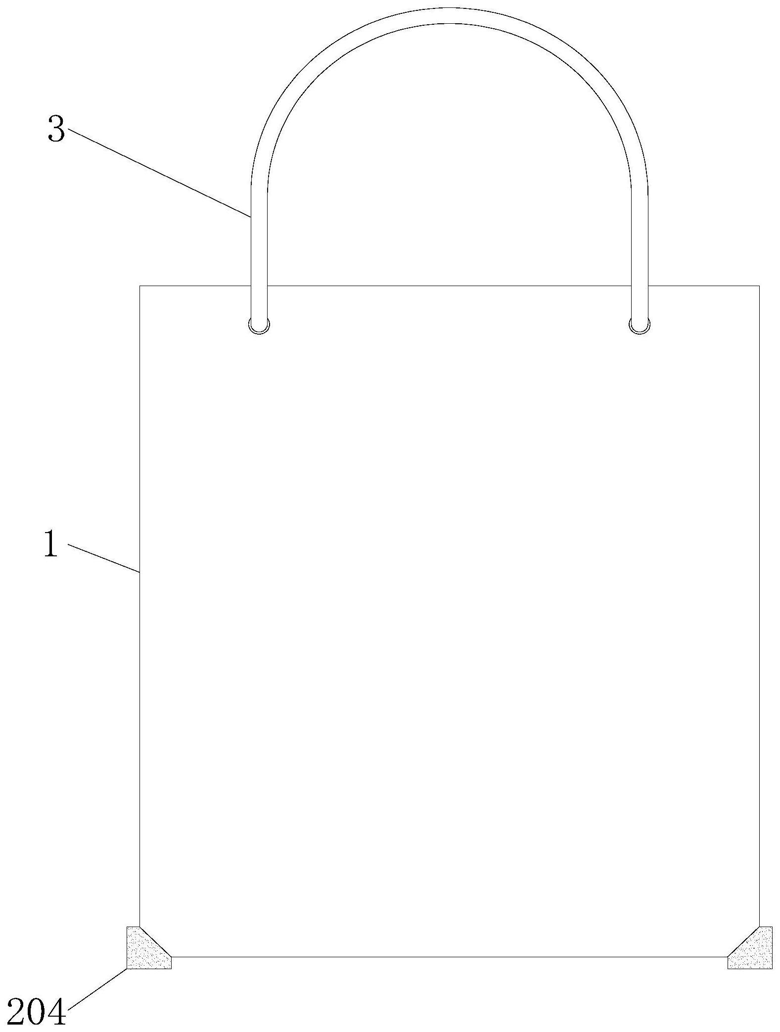 一种边角防破损的手提袋的制作方法