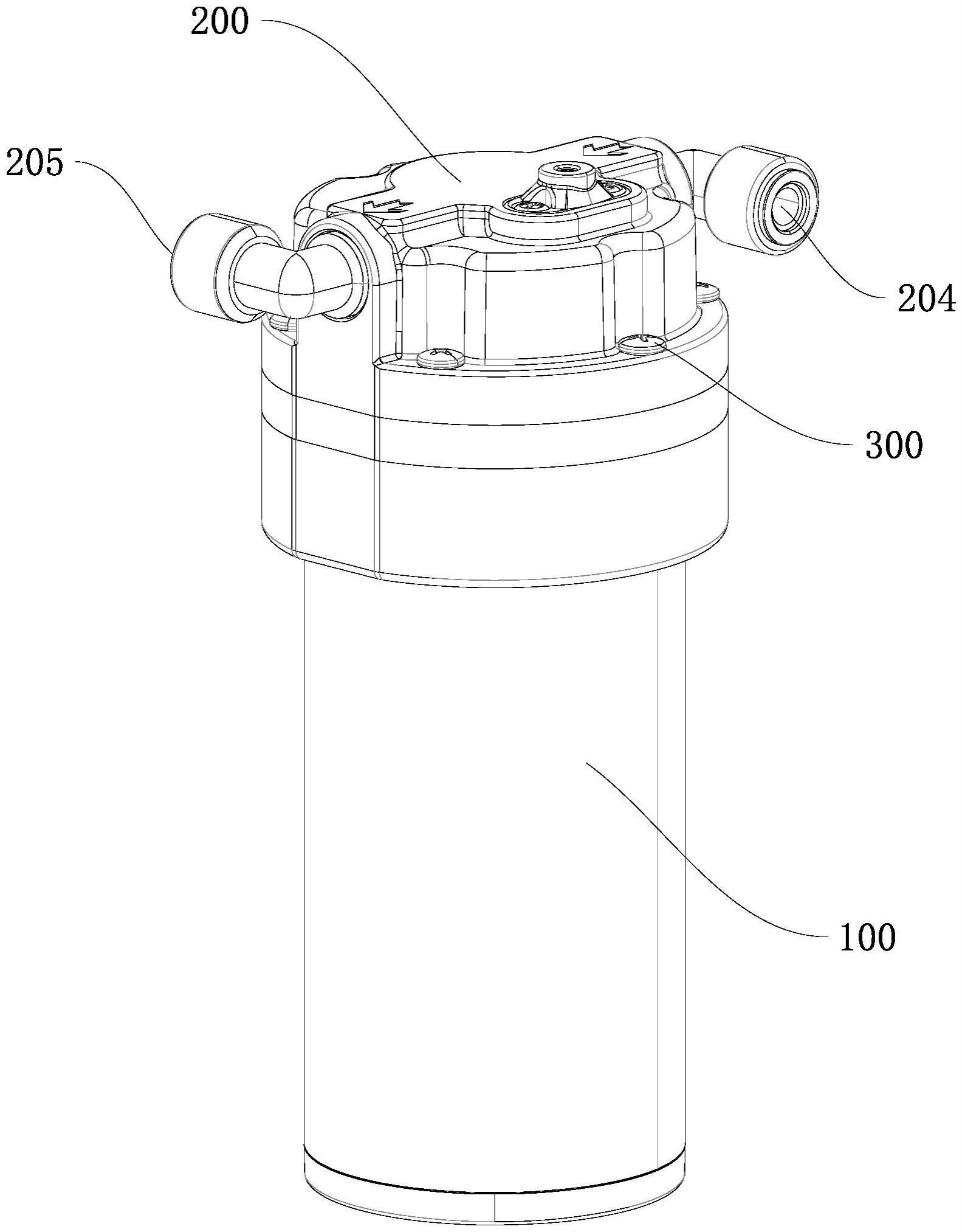 一种增压泵泵壳密封结构的制作方法