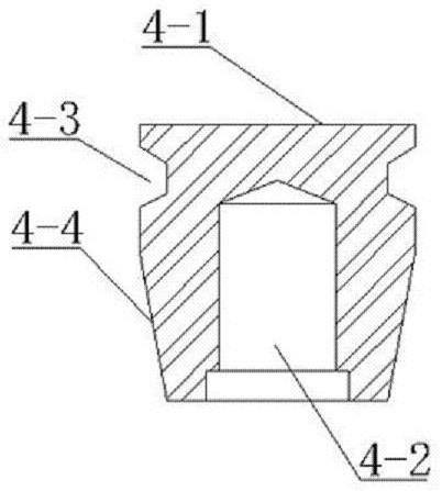 一种用于水冷炉口毛坯制造的铸入螺母装置的制作方法