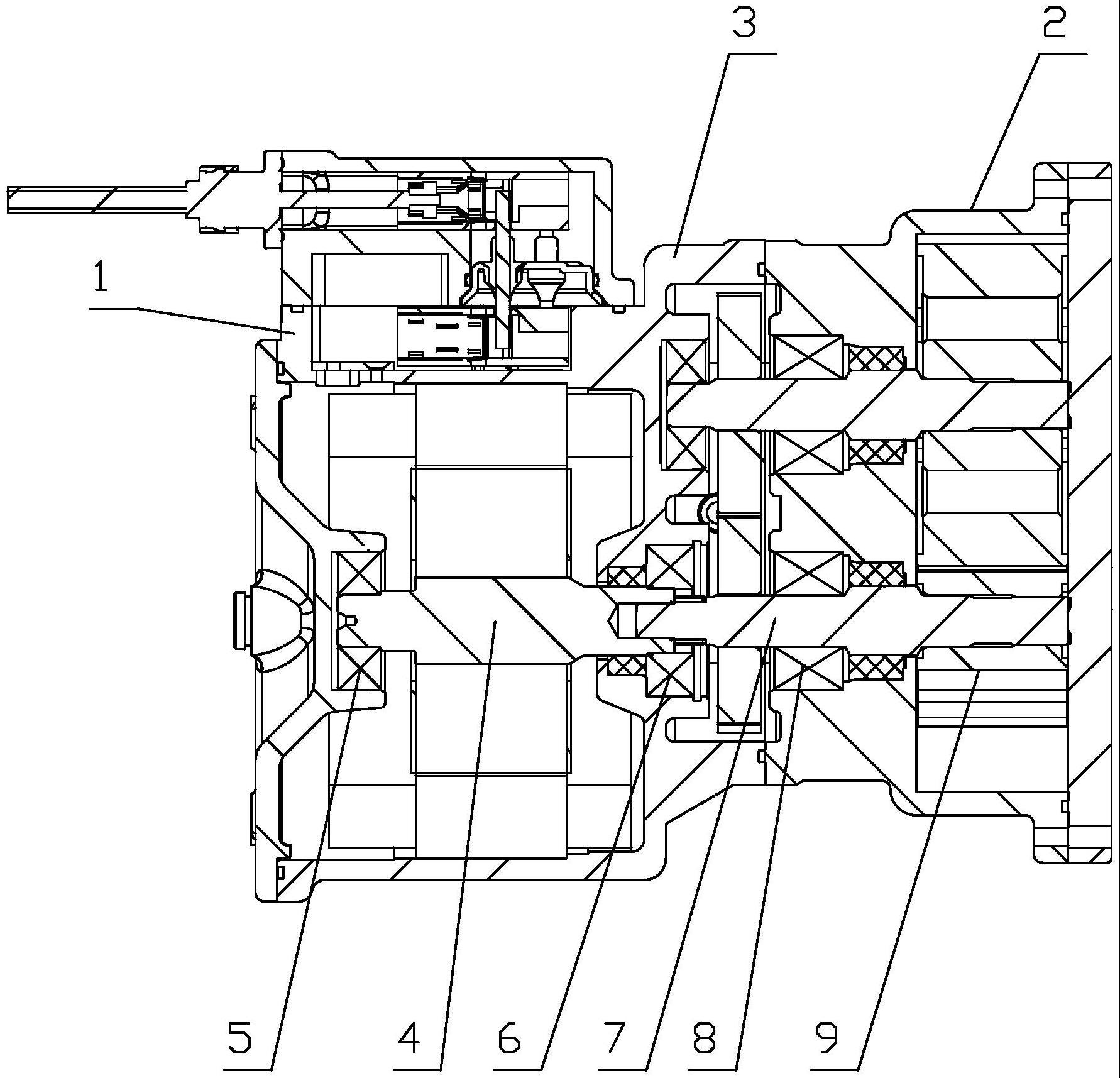 一种氢气循环泵电机轴和泵头主动轴定位驱动结构的制作方法