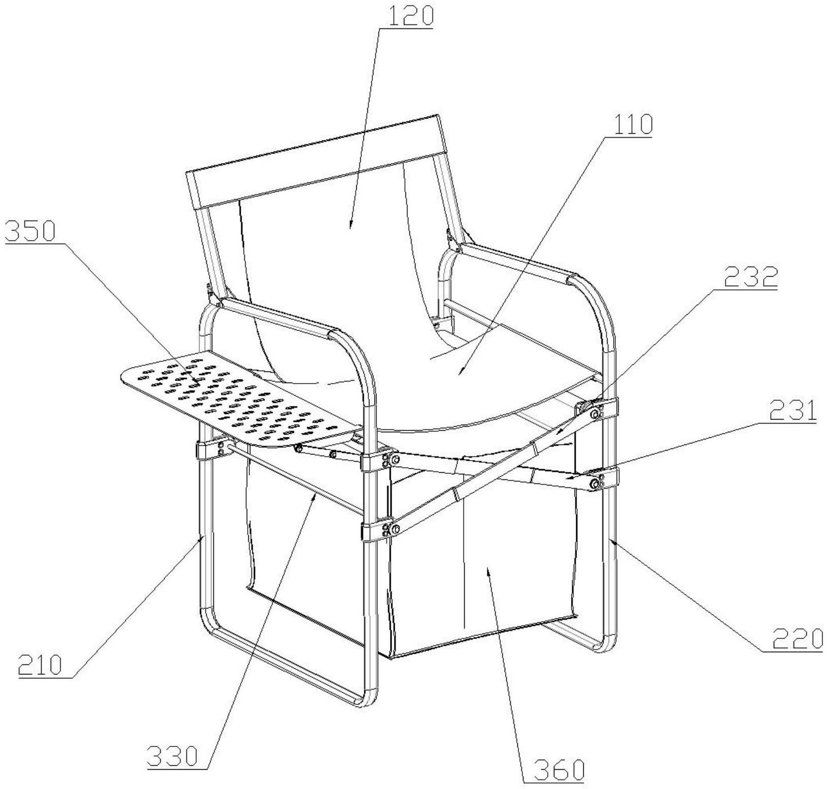 一种可折叠导演椅的制作方法