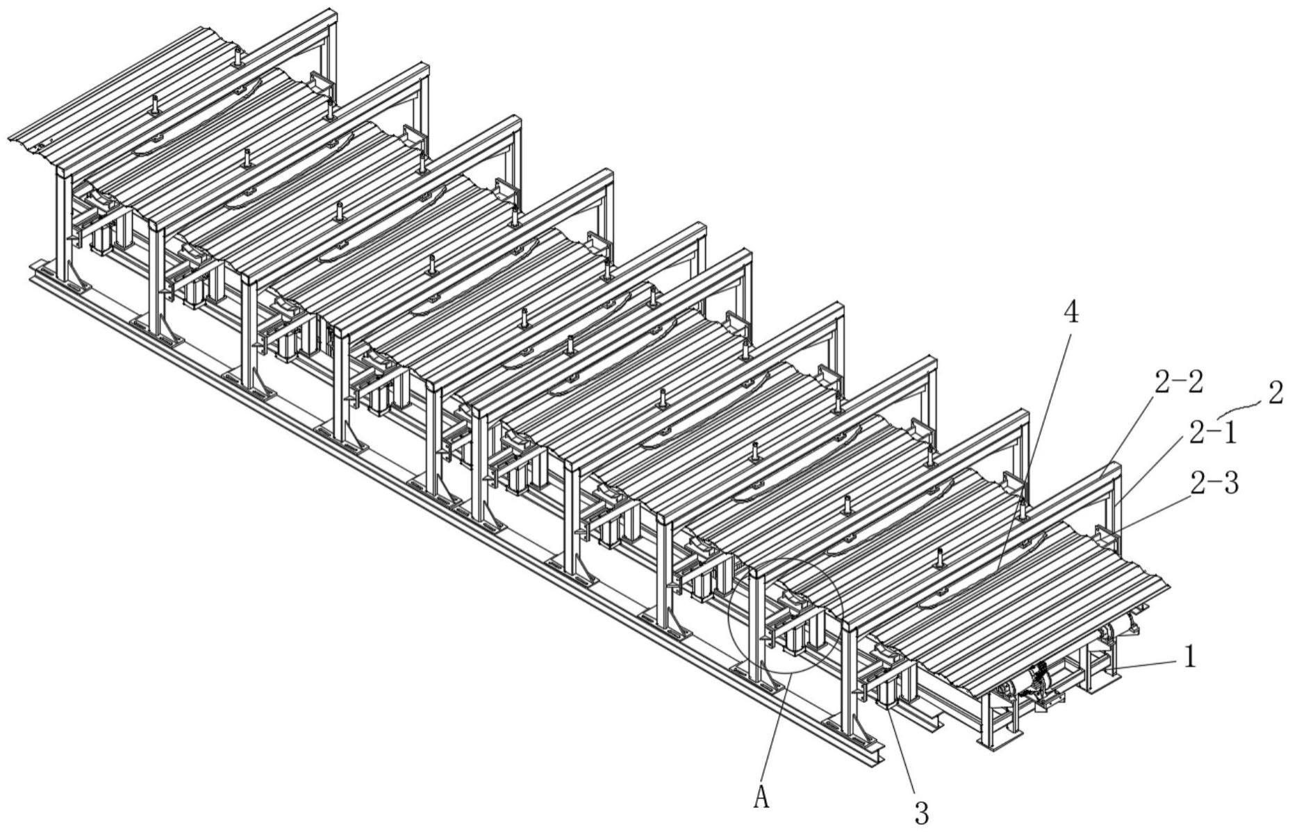一种集装箱侧板焊缝校正机构的制作方法
