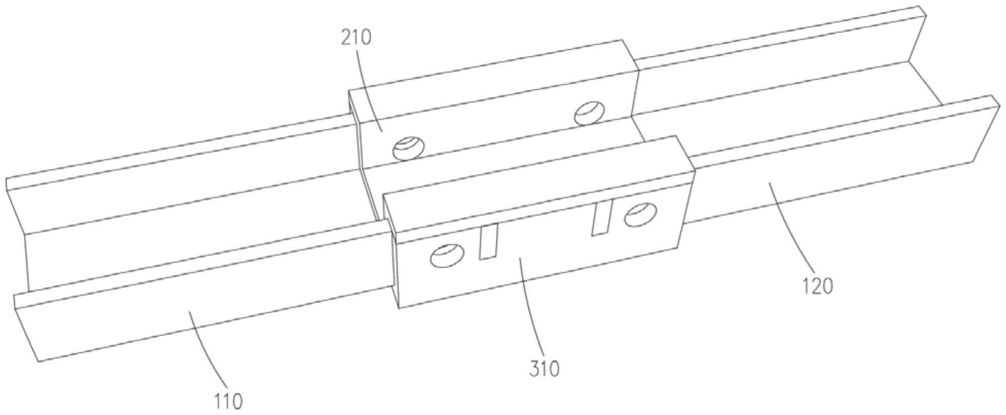 一种钢架窑窑座卡钳式连接结构的制作方法