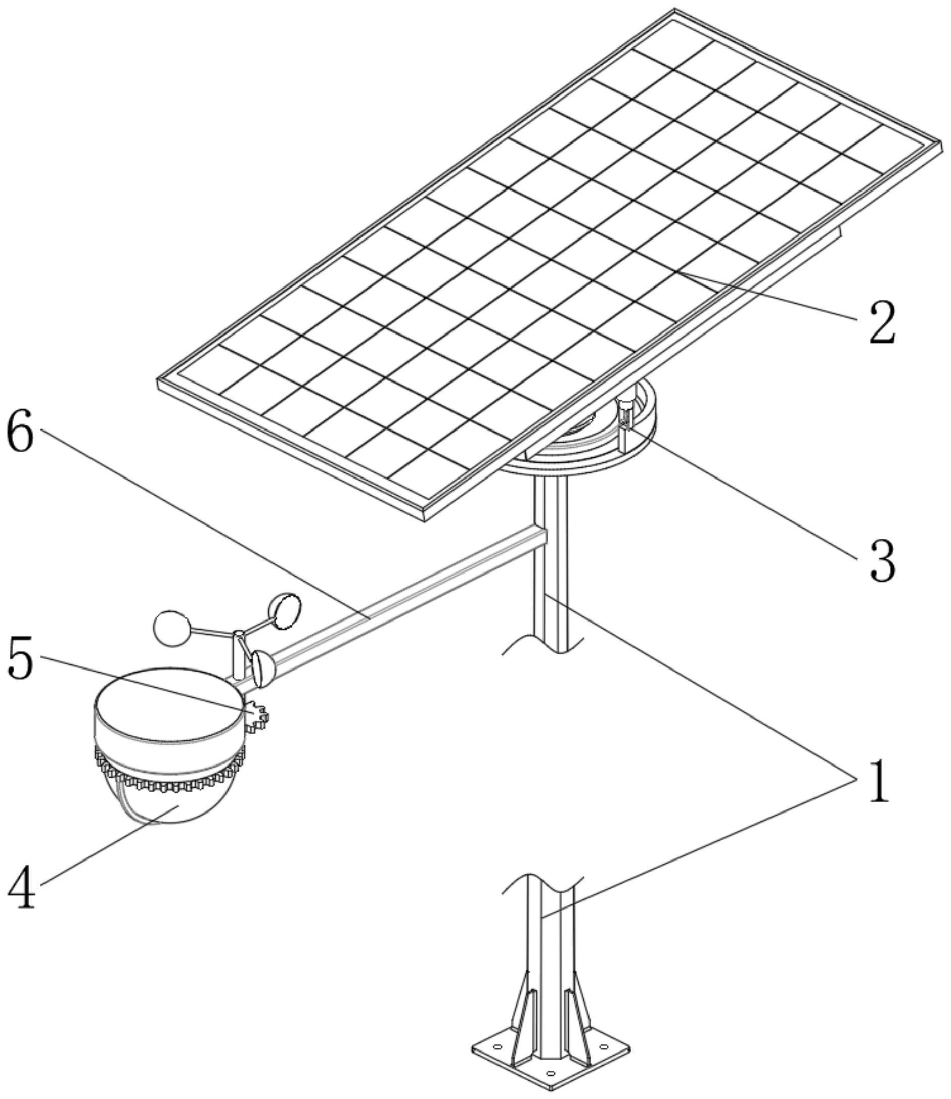 一种可调太阳能电池板角度的太阳能路灯的制作方法