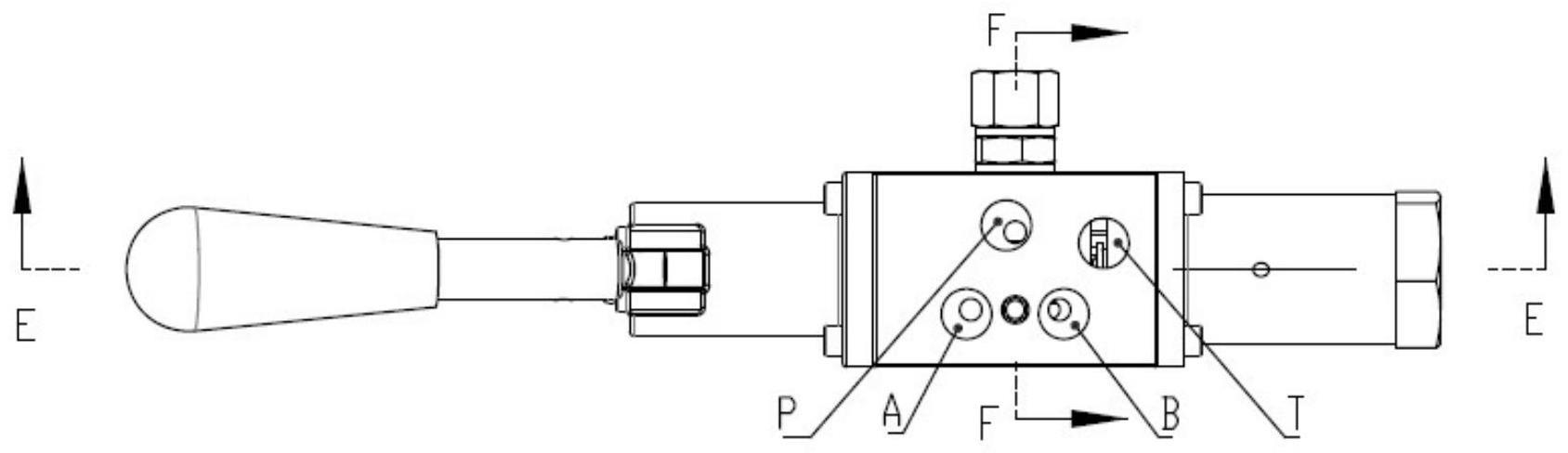 一种焊接式双向快速油缸劈木机用液压控制阀及使用方法与流程