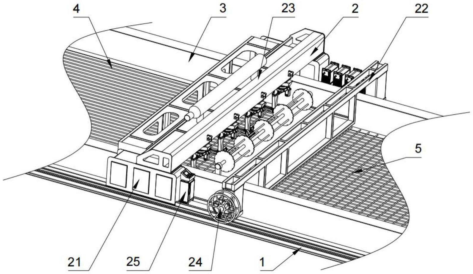 地铁站连续墙钢筋网智能焊接机器人系统的制作方法