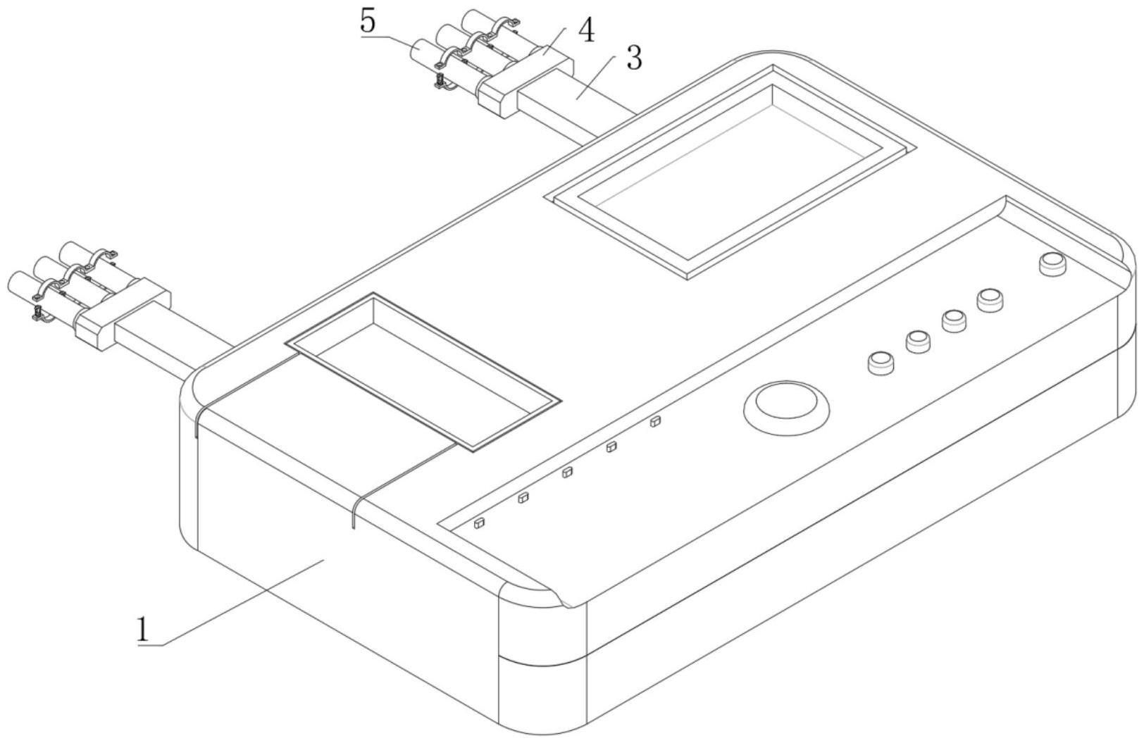 一种具有防护功能的小型心电图机的制作方法