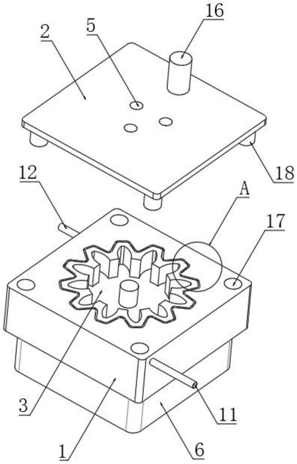 一种精密塑料齿轮成型用模具的制作方法