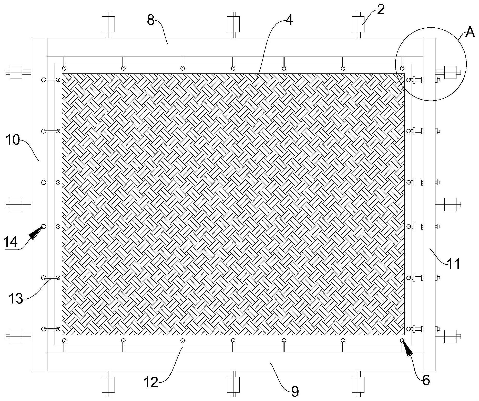 一种建筑防护网的制作方法