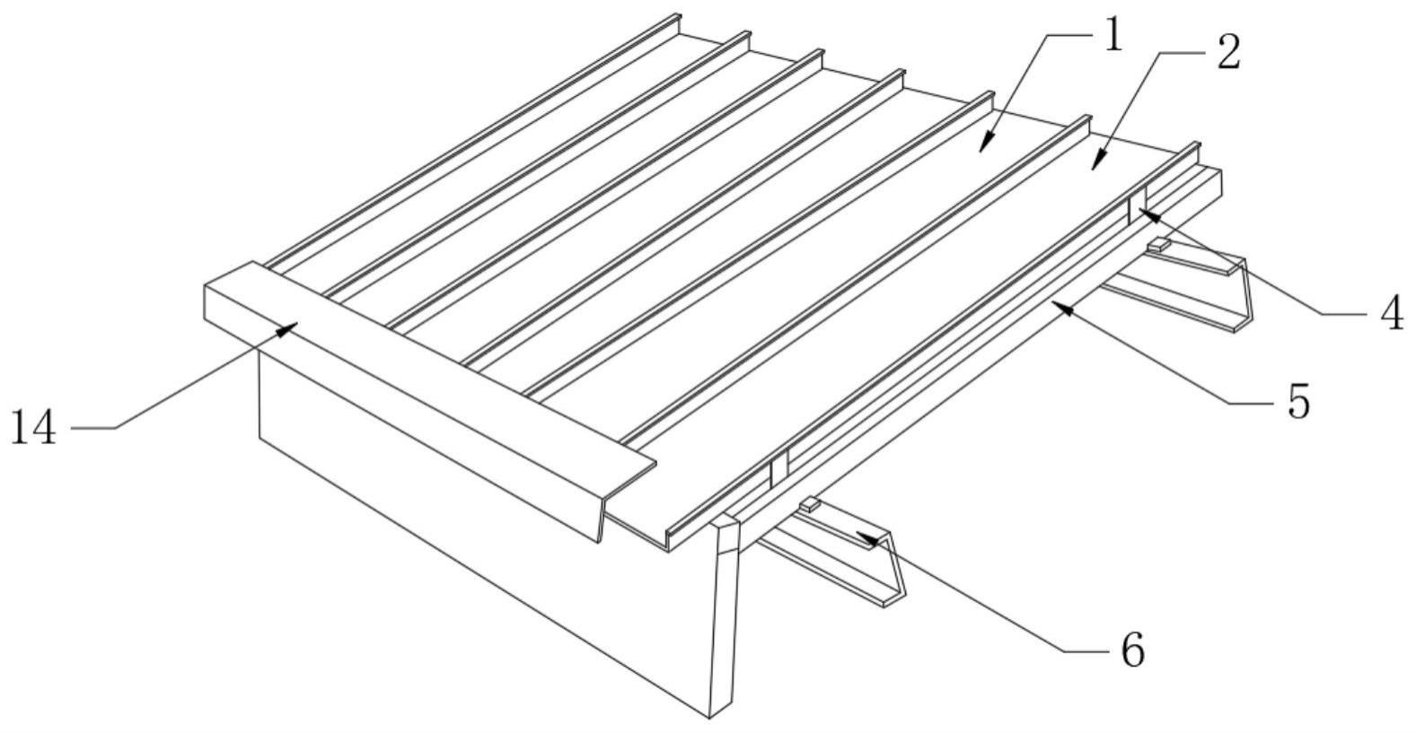 一种集成化板式屋面结构的制作方法