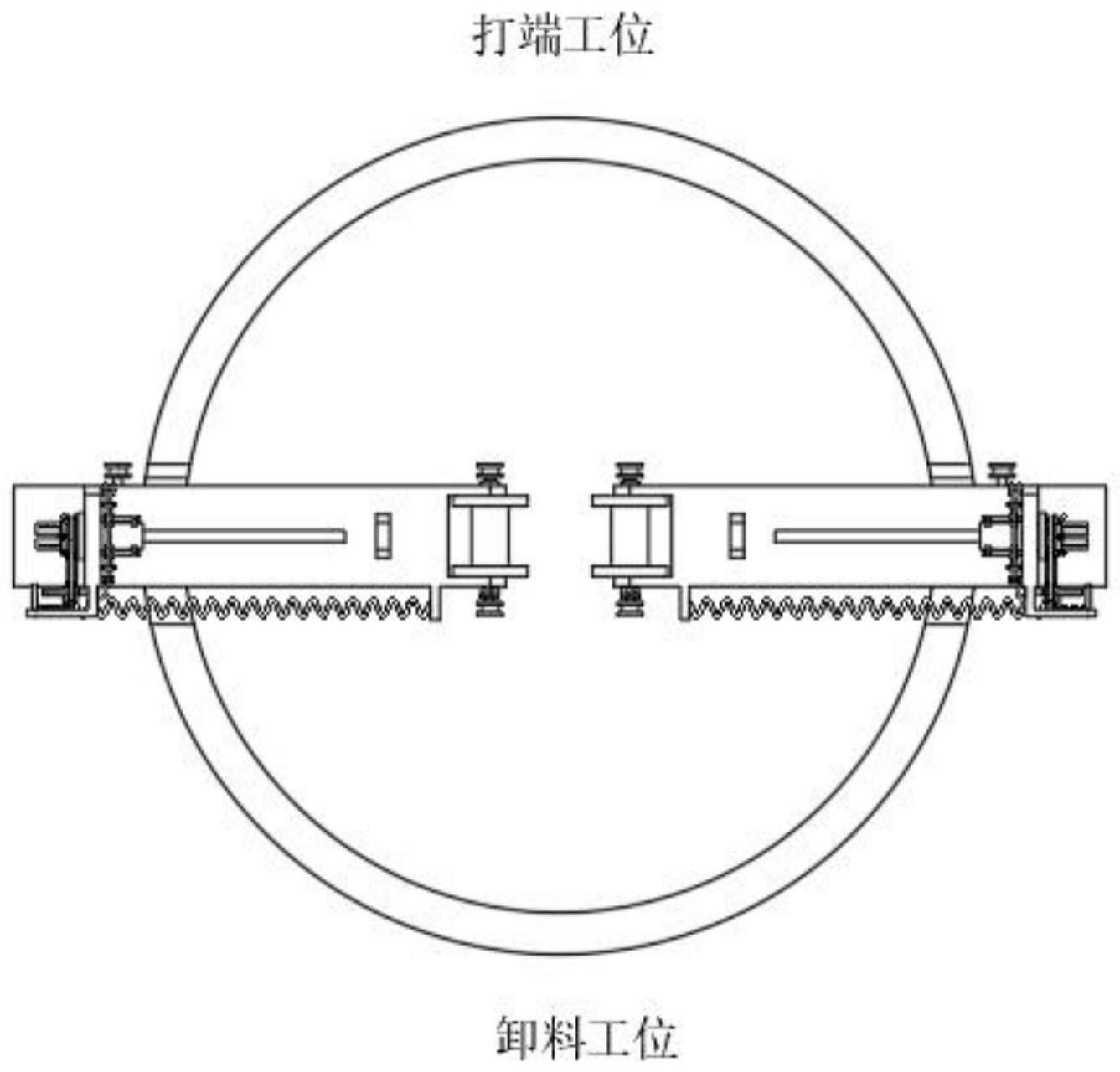 一种全自动单芯线裁线打端机及其打端工艺的制作方法