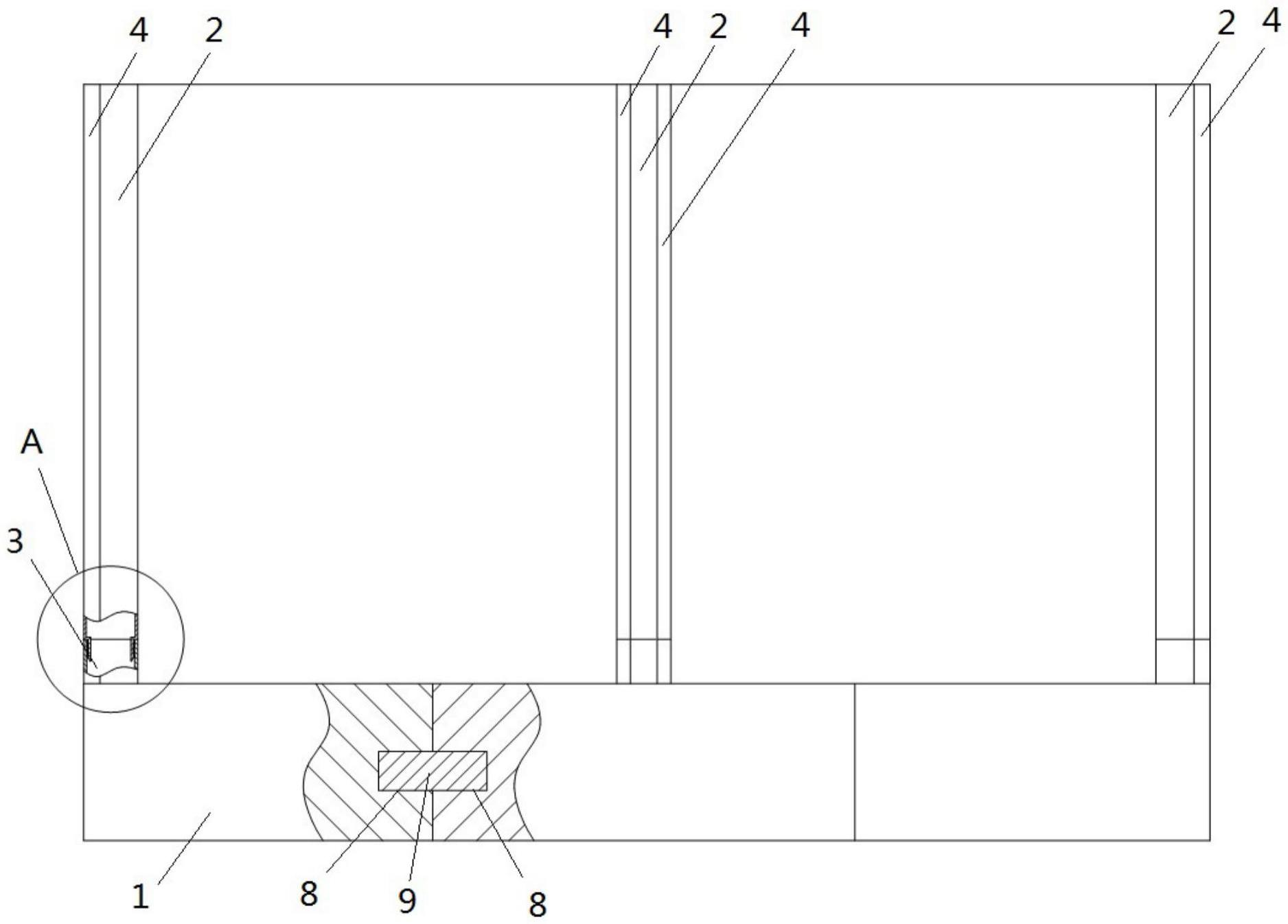 一种用于煤矿井下可移动式文化长廊的制作方法