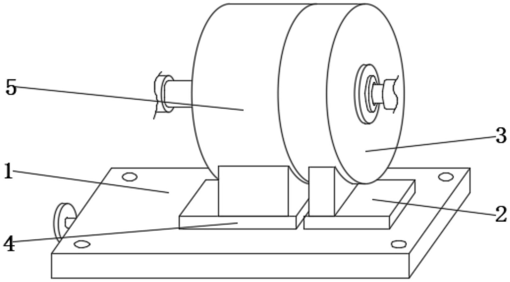 一种可调节式筒式永磁柔性扭矩传递装置的双支撑底座的制作方法