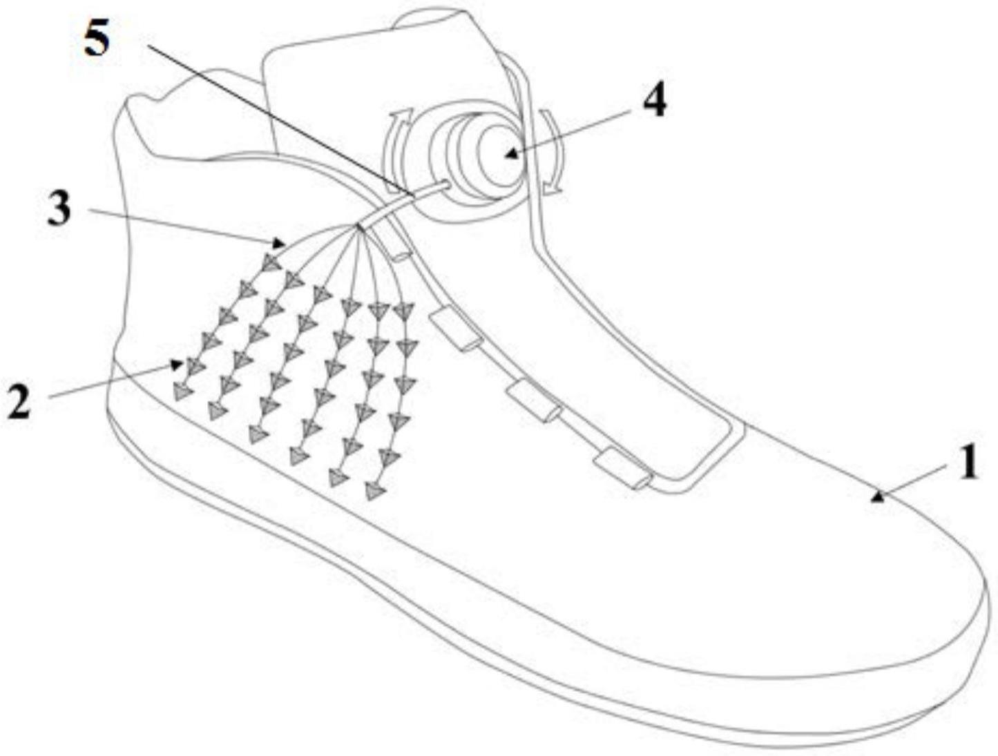 一种透气度可调的鞋帮面及鞋的制作方法