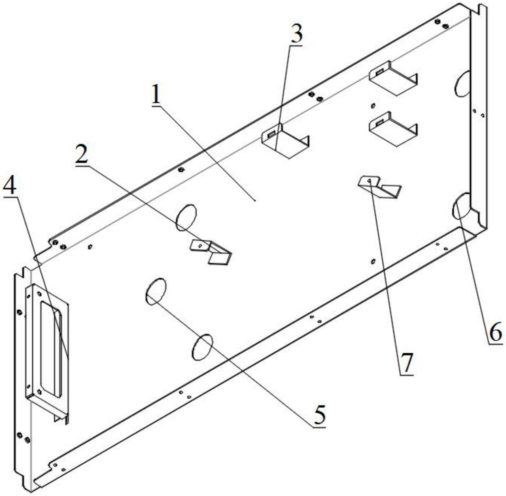 一种空调外风机隔板组件的制作方法