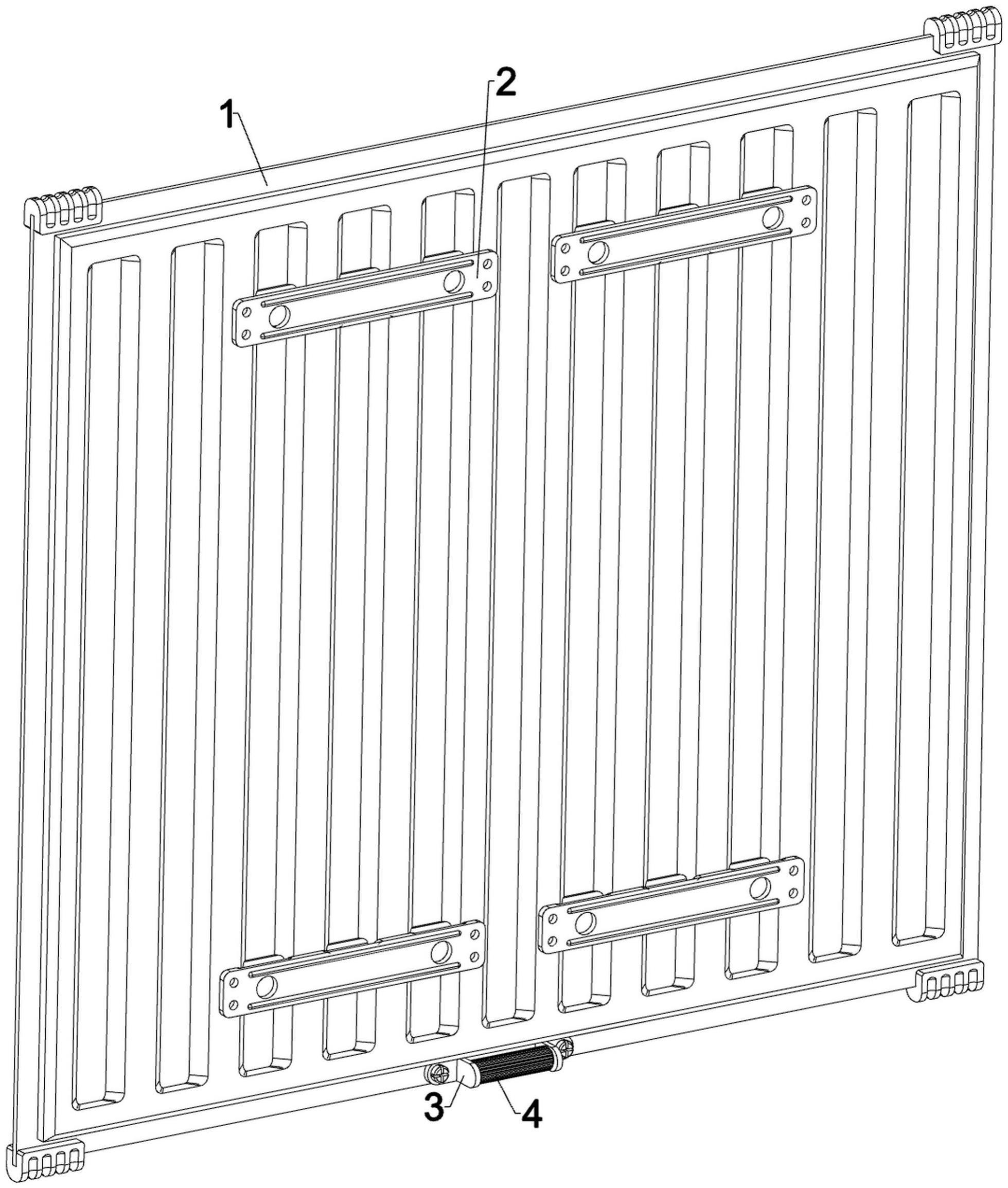 一种可水平定位的散热器壁挂装置的制作方法