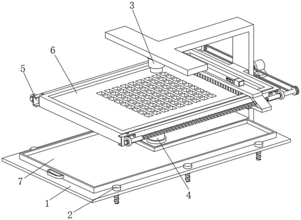 一种印刷机钢网堵孔检测擦拭装置的制作方法