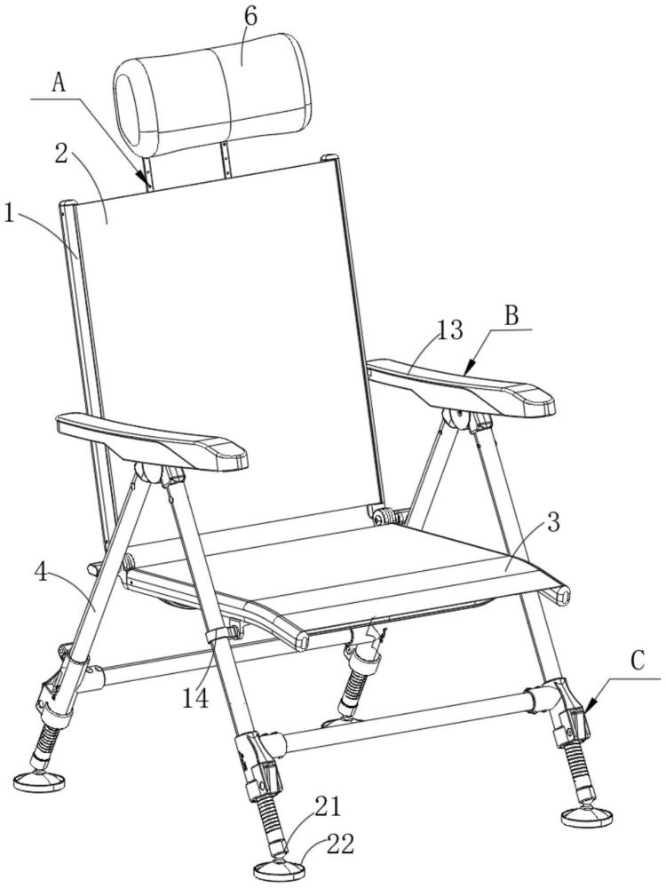 一种户外休闲钓椅的制作方法