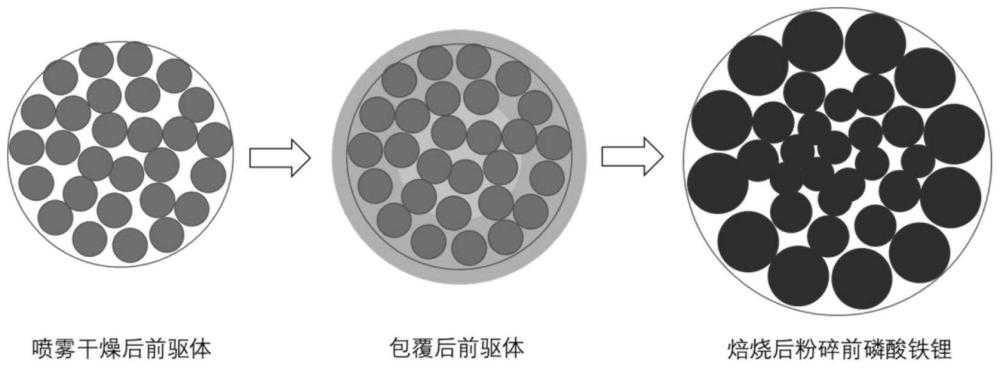 一种高压实高质量能量密度磷酸铁锂的制备方法与流程