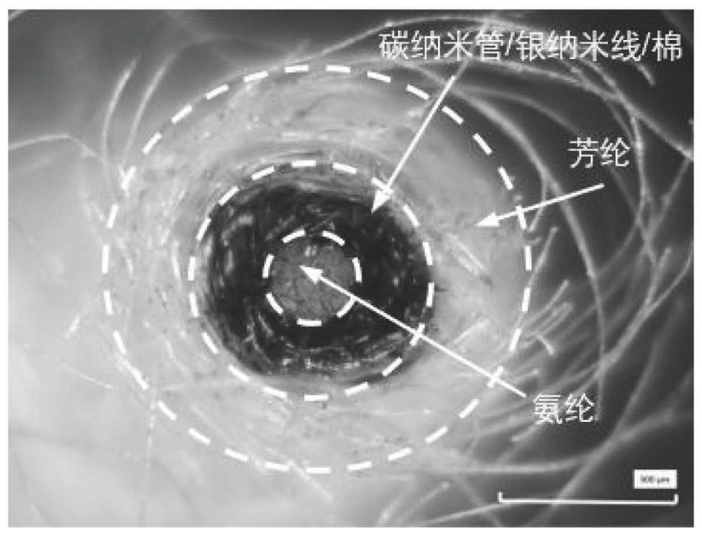 一种抗温度干扰的应变传感复合纱线及其制备方法与应用